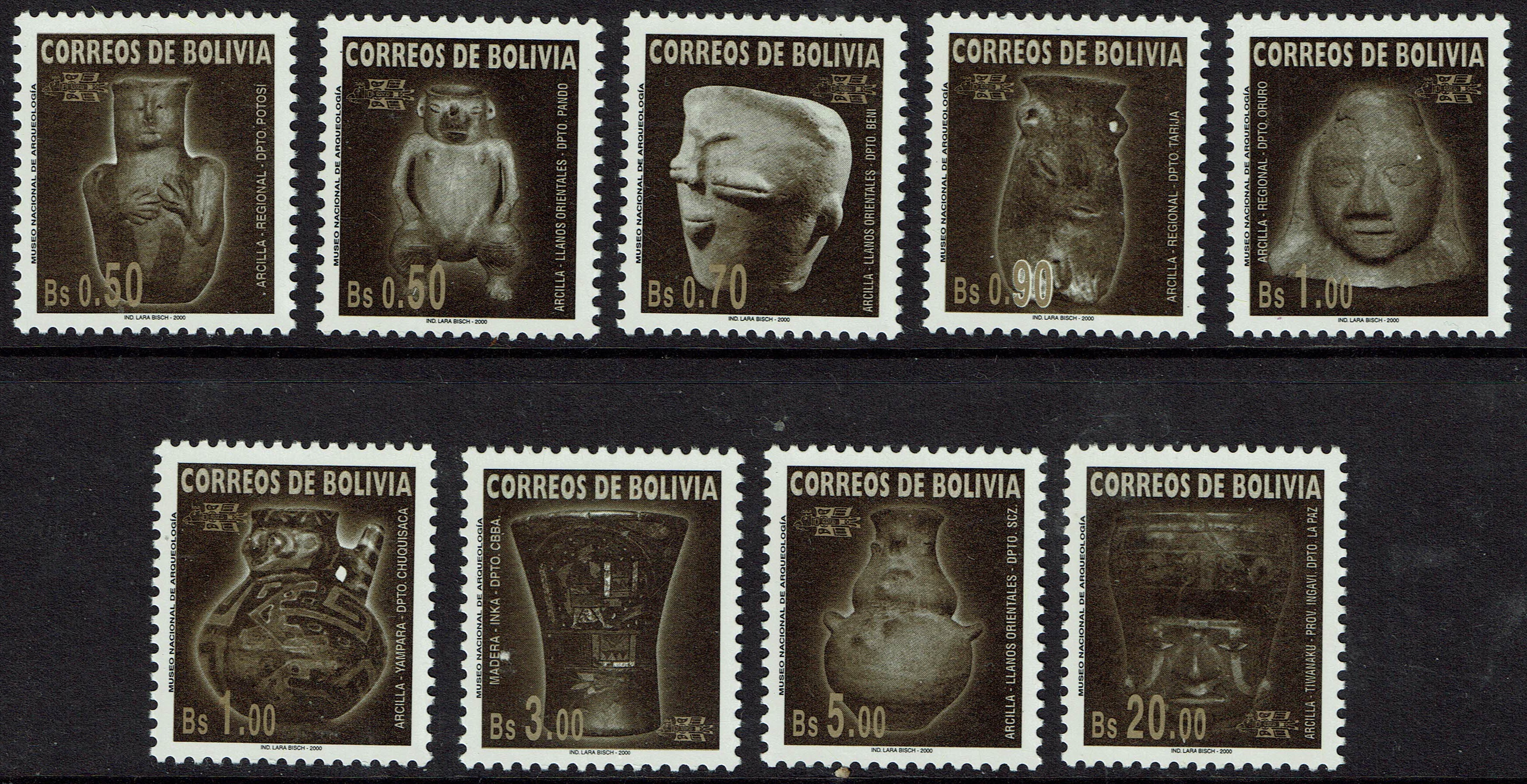 Bolivia SG 1516-24